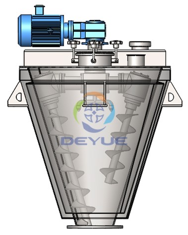 DSHL錐形螺旋混合機(jī)(圖1) DSHL錐形螺旋混合機(jī)(圖1)